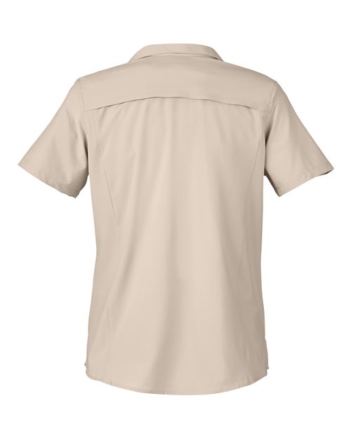 CORE365 CE510W, Women's Ultra Uvp Marina Shirt, Stone