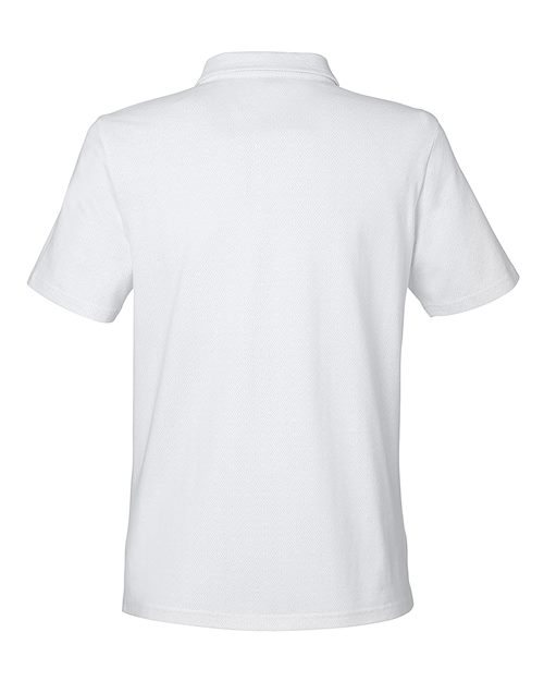 Devon & Jones DG101W, Women's Crownlux Performance Geo Polo, White/ Silver