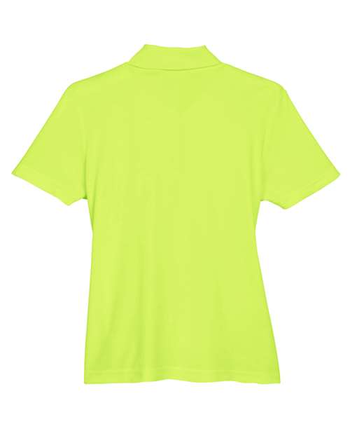 CORE365 78181P, Women's Origin Performance Piqué Polo With Pocket, Safety Yellow