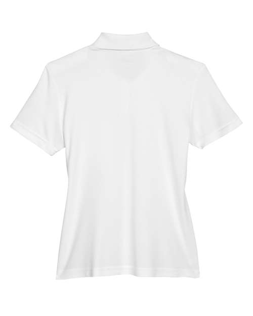 CORE365 78181P, Women's Origin Performance Piqué Polo With Pocket, White