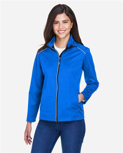 CORE365 CE708W, Women's Techno Lite Three-layer Knit Tech-shell, True Royal