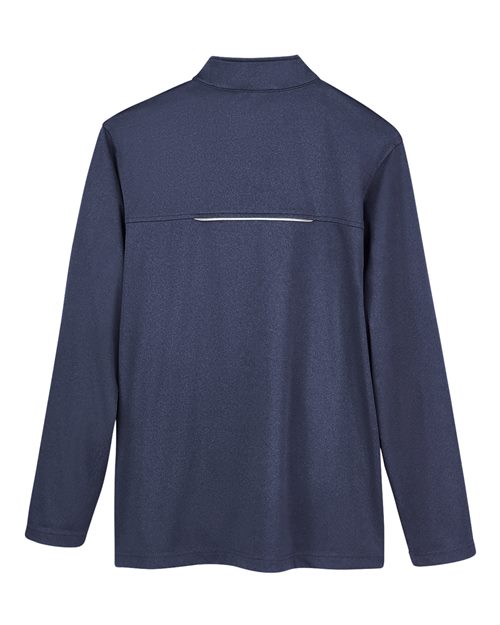 CORE365 CE708, Men's Techno Lite Three-layer Knit Tech-shell, Classic Navy Heather