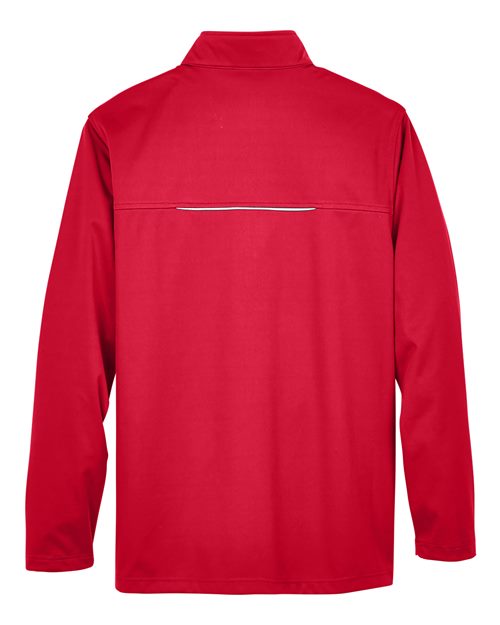 CORE365 CE708, Men's Techno Lite Three-layer Knit Tech-shell, Classic Red