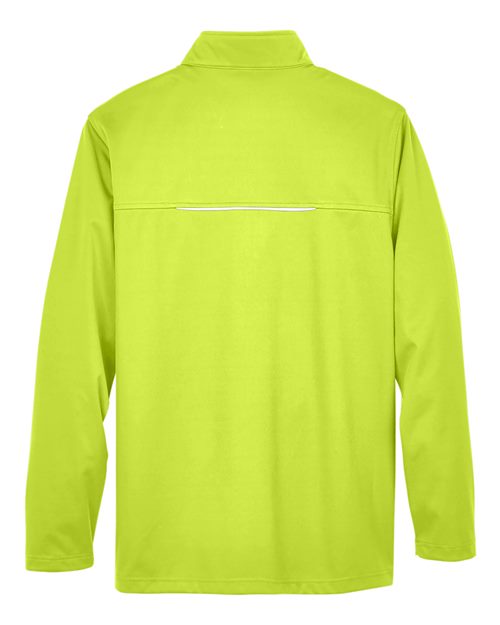 CORE365 CE708, Men's Techno Lite Three-layer Knit Tech-shell, Safety Yellow