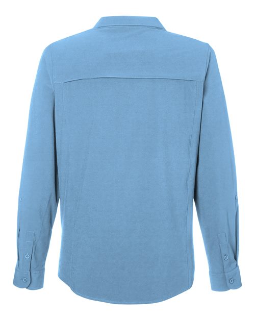 CORE365 CE510LW, Women's Ultra Uvp Marina Shirt, Columbia Blue