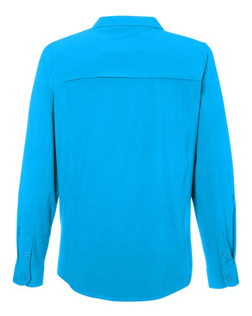 CORE365 CE510LW, Women's Ultra Uvp Marina Shirt, Electric Blue