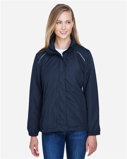 CORE365 78224, Women's Profile Fleece-lined All-season Jacket, Classic Navy