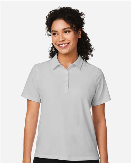 Devon & Jones DG120W, Women's Raleigh Stretch Polo, Grey