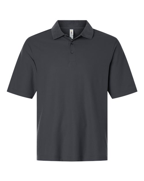 CORE365 CE106T, Men's Tall Resolve Cvc Performance Pique Polo, Carbon