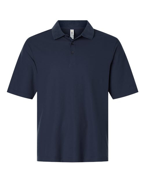 CORE365 CE106T, Men's Tall Resolve Cvc Performance Pique Polo, Classic Navy