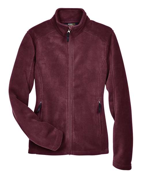 CORE365 78190, Women's Journey Fleece Jacket, Burgundy