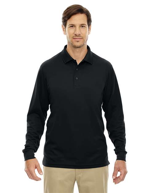 Men's Tall Pinnacle Performance Long Sleeve Piqué Polo - - 13277 Black 239A7 4-4.9 oz 88192T AB Exclusive Brands Antimicrobial Back to School 2025 CA CA New ab CORE365 Long Sleeves Mens & Unisex Moisture-Management New AB Performance Pique Polos Polos & Knits Polyester - 100% S&S Exclusive Brands Side Seams Spiritwear Sport Shirts Sun/UV Protection Talls Tops