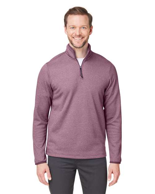 Men's Venture Heathered Stripe Quarter-Zip Pullover - - 13283 Burgundy White 2025 Fleece Guide 2025 Fleece Guide Uniforms 2025 Fleece Guide Uniforms - Quarter-Zips 317A7 8-8.9 oz AB Exclusive Brands Activewear CA New ab CE73 CORE365 Fleece Long Sleeves Mens & Unisex Moisture-Management New AB Performance Polos & Knits Polyester - 100% Pullovers Quarter-Zips S&S Exclusive Brands Stripes Tear Away Tops Zips