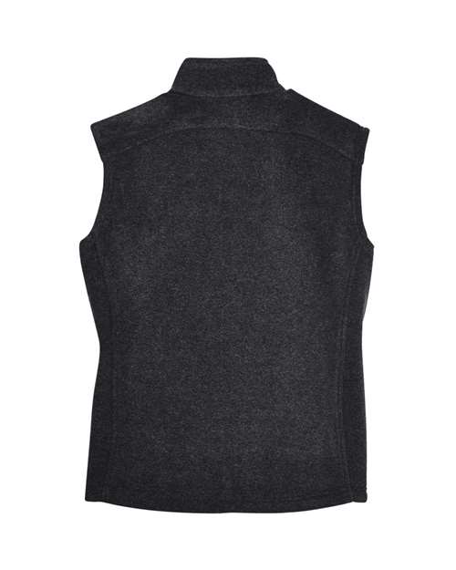 CORE365 78191, Women's Journey Fleece Vest, Heather Charcoal