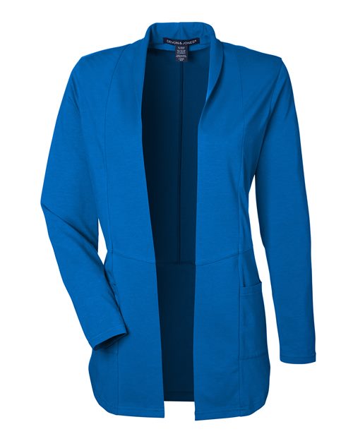 Devon & Jones DP125W, Women's Raleigh Stretch Cardigan, French Blue