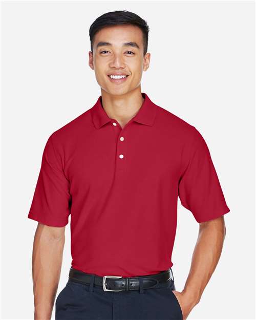 Devon & Jones DG150, Men's Drytec20 Performance Polo, Red