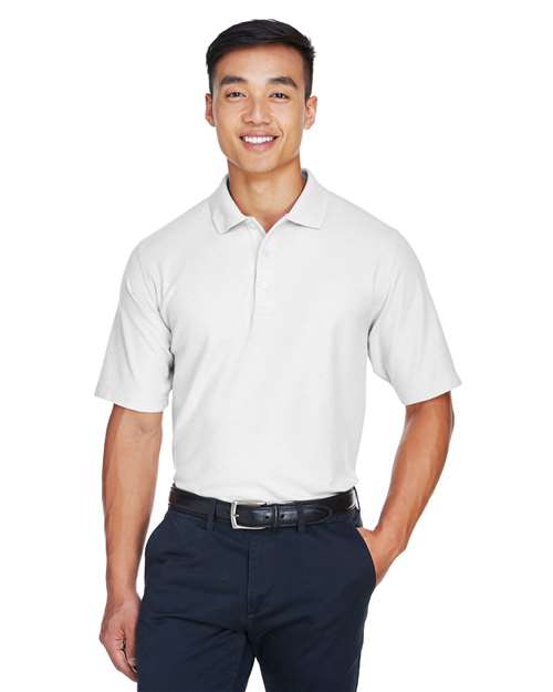 Men's DRYTEC20™ Performance Polo - - 13309 White 2025 Polo Guide 2025 Polo Guide Activewear 2025 Polo Guide Activewear - Fitness & Wellness 6-6.9 oz 626B2 AB Exclusive Brands CA New ab Cotton - 100% Devon & Jones DG150 Mens & Unisex Moisture-Management New AB Performance Pique Polos Polos & Knits S&S Deep Deals S&S Exclusive Brands Short Sleeves Side Seams Sport Shirts Tops