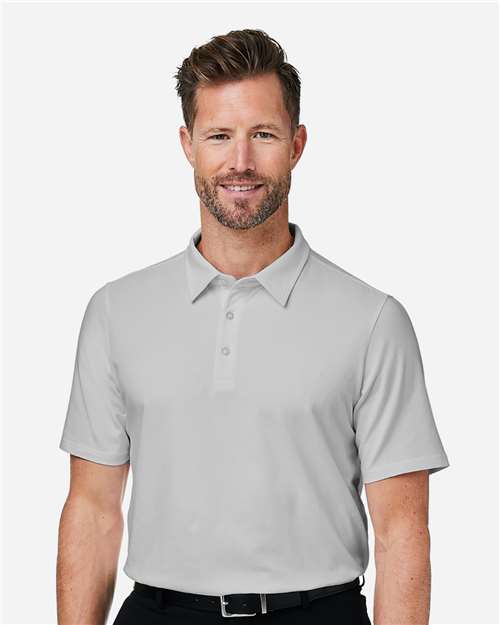 Devon & Jones DG120, Men's Raleigh Stretch Polo, Grey