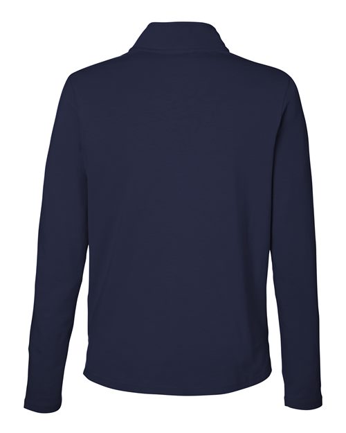 Devon & Jones DG425W, Women's Raleigh Stretch Quarter-zip Pullover, Navy