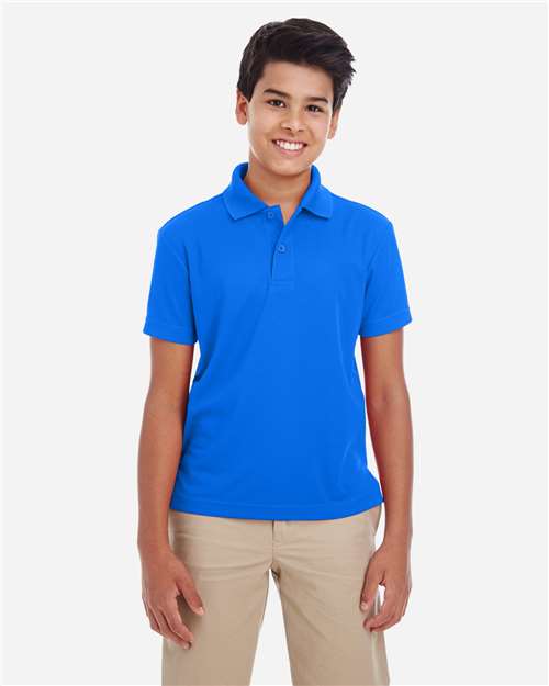 CORE365 88181Y, Youth Origin Performance Piqué Polo, True Royal