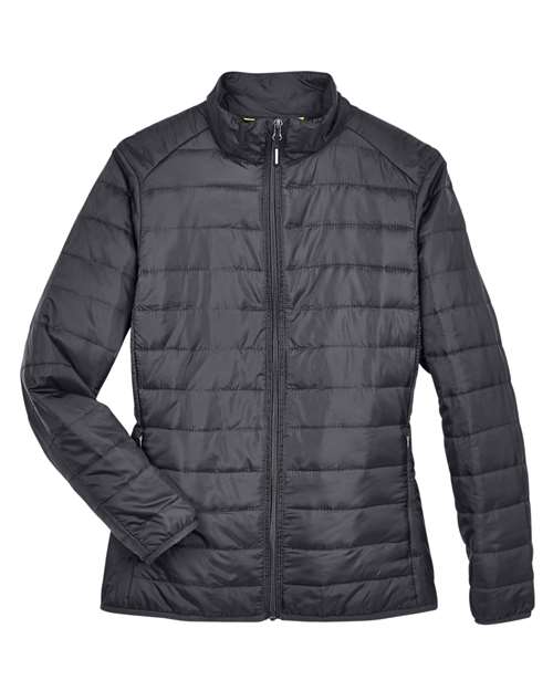 CORE365 CE700W, Women's Prevail Packable Puffer Jacket, Carbon