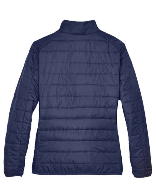 CORE365 CE700W, Women's Prevail Packable Puffer Jacket, Classic Navy