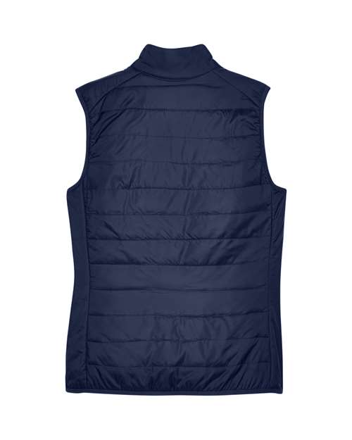 CORE365 CE702W, Women's Prevail Packable Puffer Vest, Classic Navy