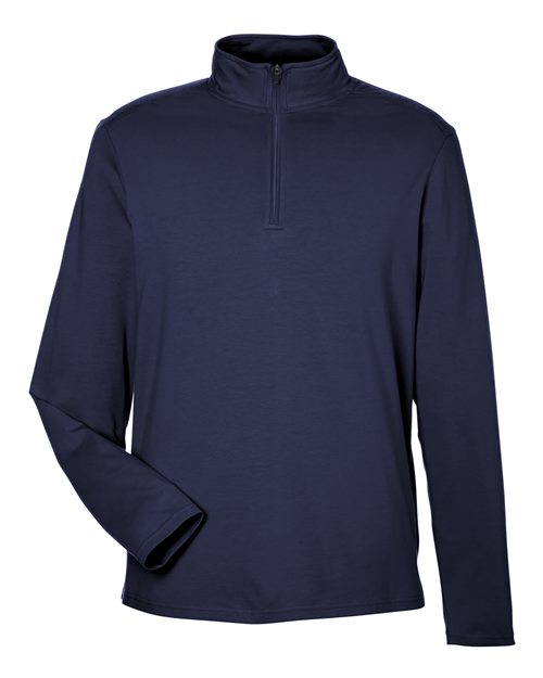 Devon & Jones DG425, Men's Raleigh Stretch Quarter-zip Pullover, Navy