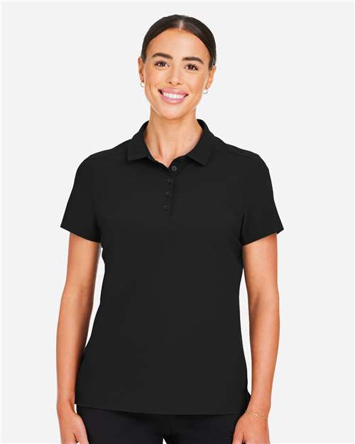 Devon & Jones DG110W, Women's Crownlux Performance Windsor Welded Polo, Black