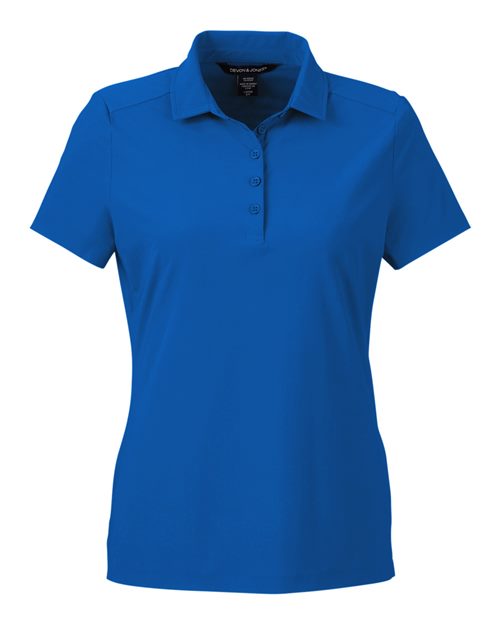 Devon & Jones DG110W, Women's Crownlux Performance Windsor Welded Polo, French Blue