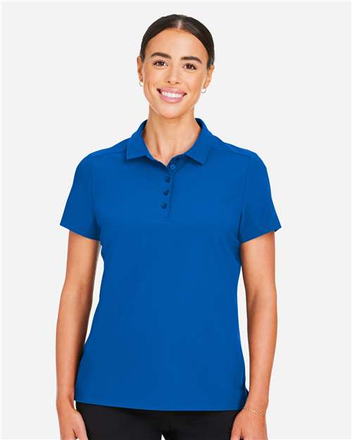 Devon & Jones DG110W, Women's Crownlux Performance Windsor Welded Polo, French Blue