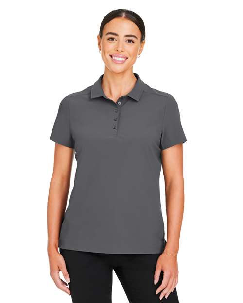 Women's CrownLux Performance® Windsor Welded Polo - - 13334 Graphite 5-5.9 oz 623B2 AB Exclusive Brands Antimicrobial CA New ab Devon & Jones DG110W Moisture-Management New AB Nylon Performance Polos Polos & Knits S&S Deep Deals S&S Exclusive Brands Short Sleeves Spandex Sport Shirts Tops Womens