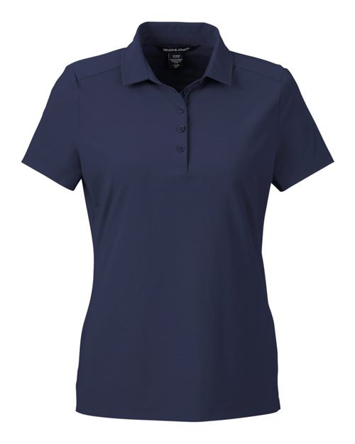 Devon & Jones DG110W, Women's Crownlux Performance Windsor Welded Polo, Navy