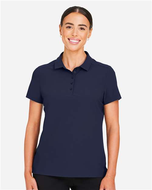 Devon & Jones DG110W, Women's Crownlux Performance Windsor Welded Polo, Navy