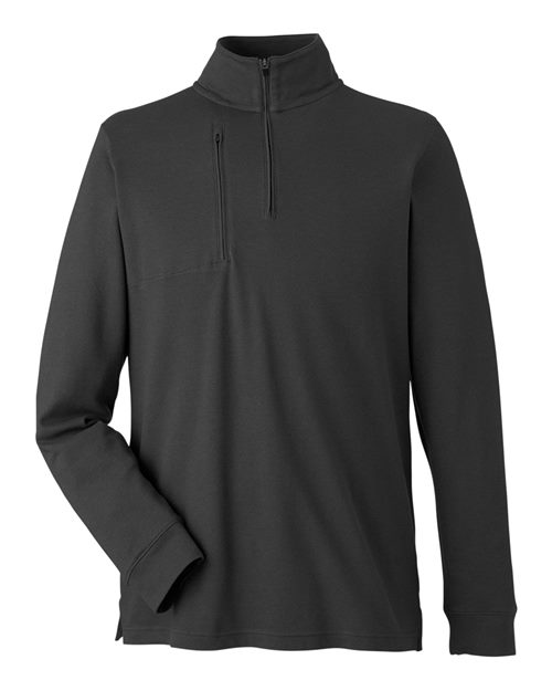 Devon & Jones DG400, Men's New Classics Performance Quarter-zip Pullover, Black