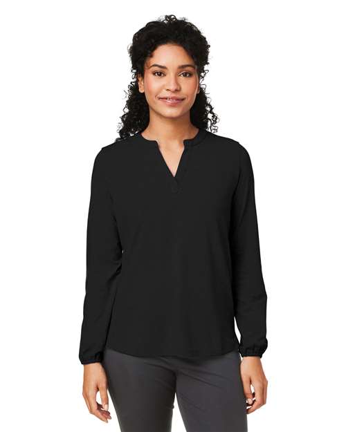 Women's Raleigh Half-Placket Knit Top - - 13331 - Toronto Screen Printing- Color