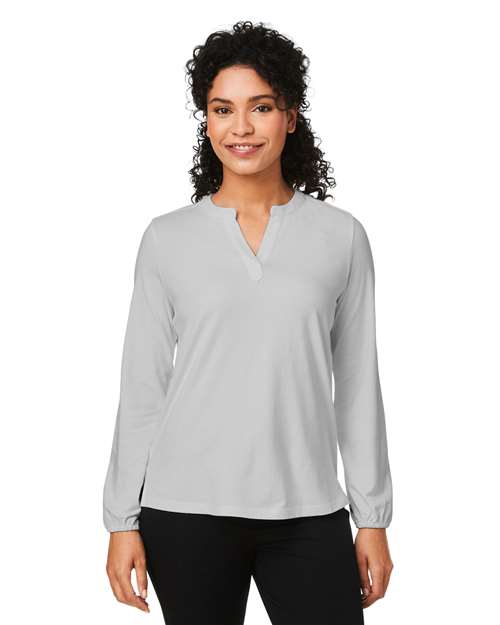 Women's Raleigh Half-Placket Knit Top - - 13331 - Toronto Screen Printing- Color
