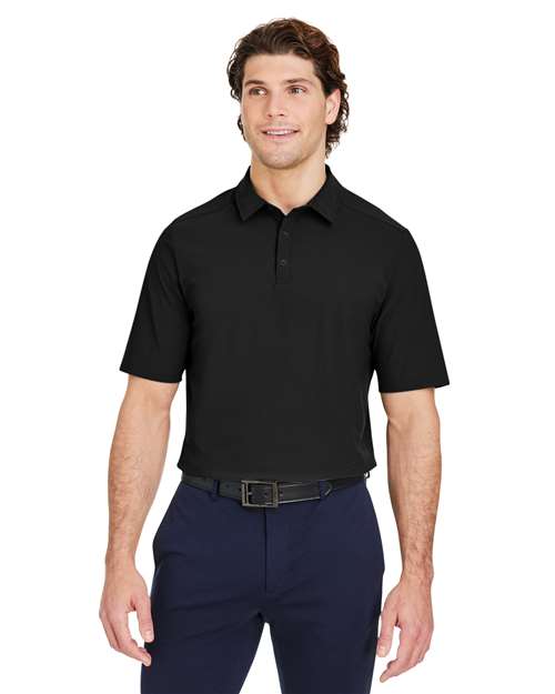 Men's CrownLux Performance® Windsor Welded Polo - - 13360 Black 5-5.9 oz 622B2 AB Exclusive Brands Antimicrobial CA New ab Devon & Jones DG110 Mens & Unisex Moisture-Management New AB Nylon Performance Polos Polos & Knits S&S Exclusive Brands Short Sleeves Spandex Sport Shirts Tops