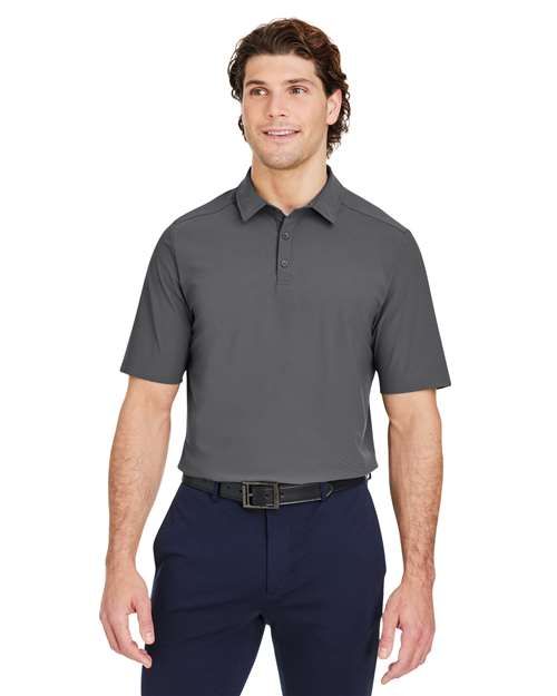 Men's CrownLux Performance® Windsor Welded Polo - - 13360 Graphite 5-5.9 oz 622B2 AB Exclusive Brands Antimicrobial CA New ab Devon & Jones DG110 Mens & Unisex Moisture-Management New AB Nylon Performance Polos Polos & Knits S&S Exclusive Brands Short Sleeves Spandex Sport Shirts Tops