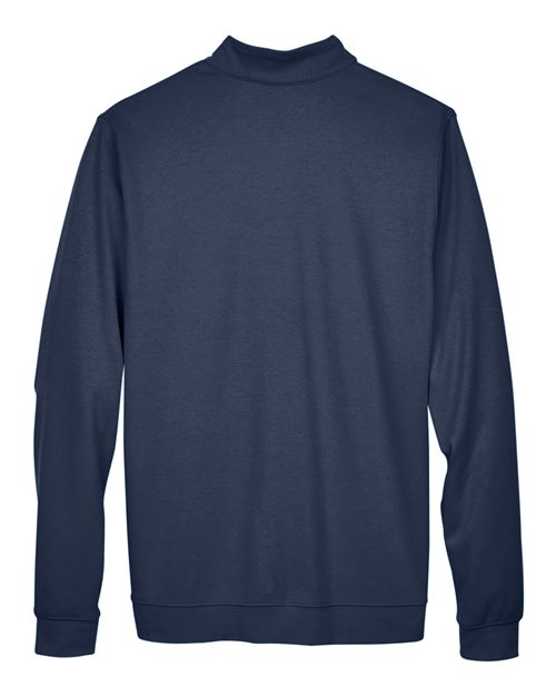Devon & Jones DG479, Men's Drytec20 Performance Quarter-zip Pullover, Navy/ Grey Heather/ Graphite