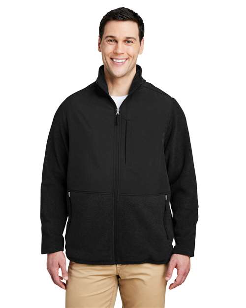 Men's Journey Summit Hybrid Full-Zip - - 13379 Black Black 324A7 7-7.9 oz AB Exclusive Brands Activewear CA New ab CE890 CORE365 Fleece Full-Zips Jackets Long Sleeves Mens & Unisex New AB Outerwear Pockets Polyester - 100% S&S Exclusive Brands Tear Away Zips