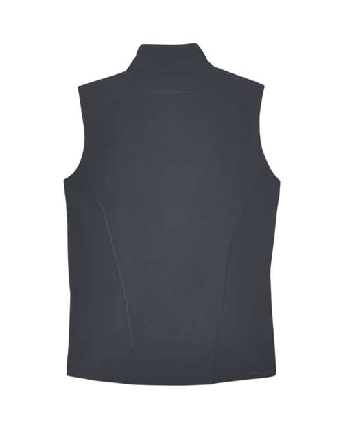 CORE365 CE701W, Women's Cruise Two-layer Fleece Bonded Soft Shell Vest, Carbon