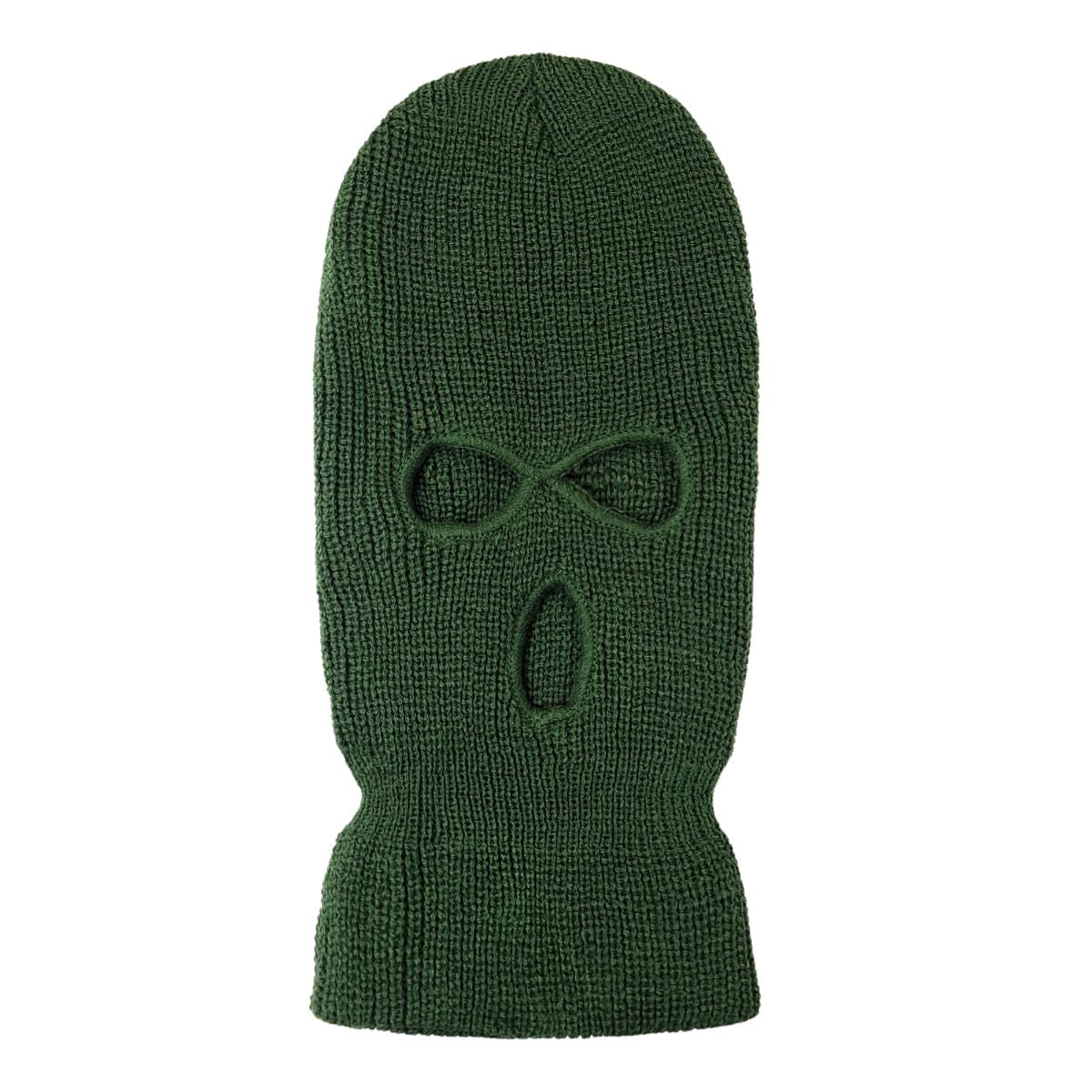 3 Hole Balaclava - JF3, Multi-Coloured Green OSFA