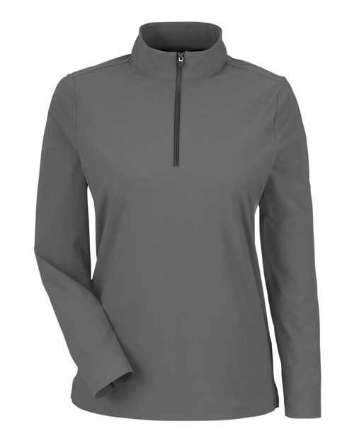 Devon & Jones DG410W, Women's Crownlux Performance Windsor Welded Quarter-zip Pullover, Graphite