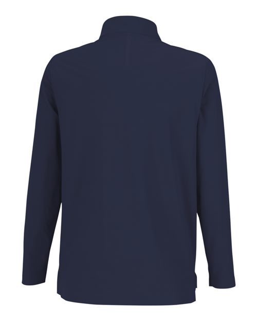 Devon & Jones DG410W, Women's Crownlux Performance Windsor Welded Quarter-zip Pullover, Navy