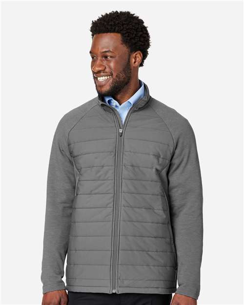 Devon & Jones DG704, Men's New Classics Charleston Hybrid Jacket, Graphite Melange/ Graphite