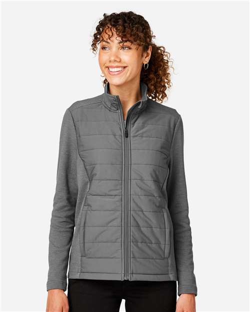 Devon & Jones DG704W, Women's New Classics Charleston Hybrid Jacket, Graphite Melange/ Graphite