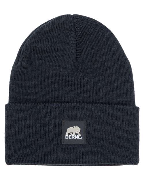 Berne Apparel H150, Heritage Knit Cuff Beanie, Navy