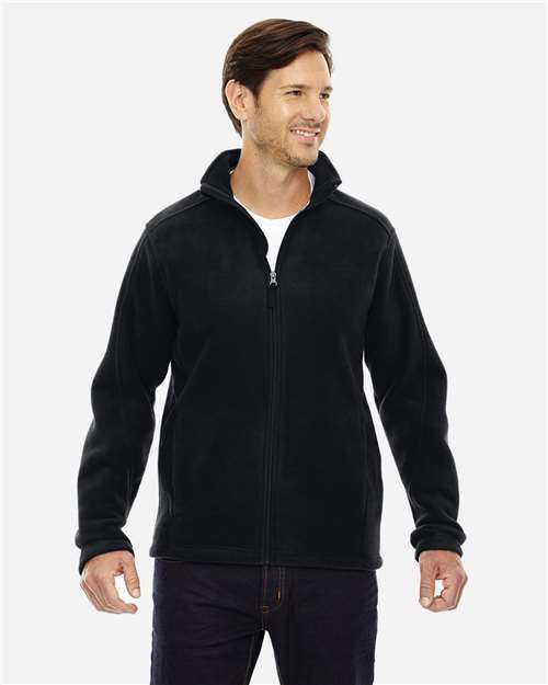 CORE365 88190T, Men's Tall Journey Fleece Jacket, Black