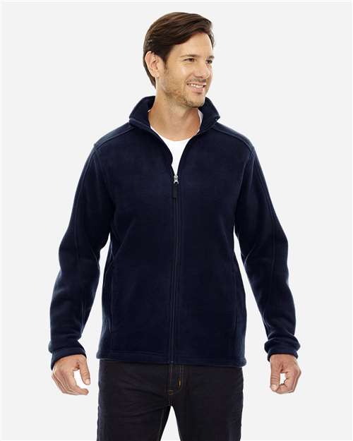 CORE365 88190T, Men's Tall Journey Fleece Jacket, Classic Navy